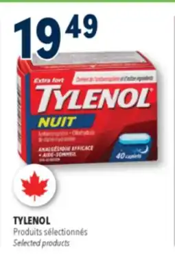 Familiprix TYLENOL Selected products offer