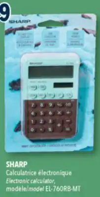 Familiprix SHARP Electronic calculator offer