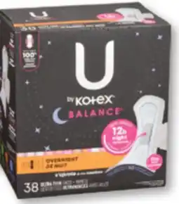 Familiprix U by KOTEX, Selected tampons or pads offer