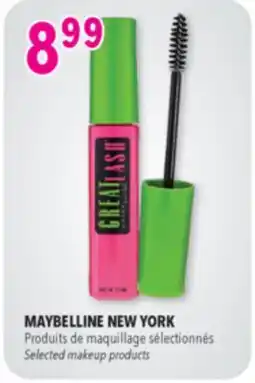Familiprix MAYBELLINE NEW YORK, Selected makeup products offer