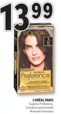Familiprix L'ORÉAL PARIS, Superior Preference, Permanent haircolour offer