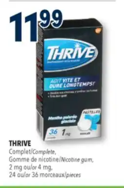 Familiprix THRIVE, Complete, Nicotine gum, 2 mg ou/or 4 mg, 24 or 36 pieces offer
