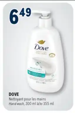 Familiprix DOVE, Hand wash, 300 ml to 355 ml offer