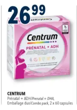 Familiprix CENTRUM, Prenatal + DHA, Combo pack, 2 x 60 capsules offer