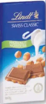 Familiprix LINDT, Swiss Classic, Chocolate, 100 g offer
