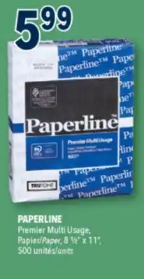 Familiprix PAPERLINE Premier Multi Usage Paper, 8 1/2 x 11, 500units offer