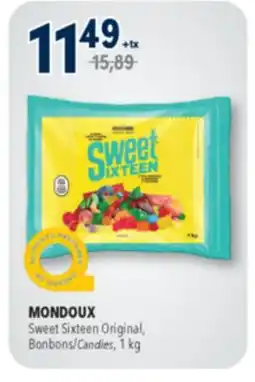 Familiprix MONDOUX, Sweet Sixteen Original, Candies, 1 kg offer