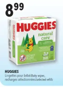 Familiprix HUGGIES,Baby wipes, selected refills offer