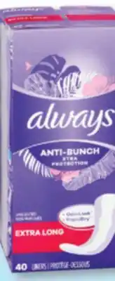 Familiprix ALWAYS, Selected products offer