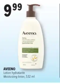 Familiprix Aveeno daily moisturizing lotion 532ml offer