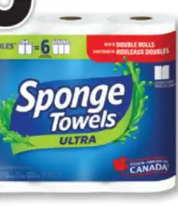 Familiprix SpongeTowels Ultra 2-ply paper towels rolls 3un offer