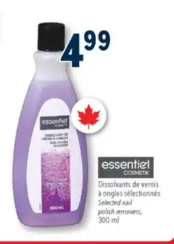 Familiprix Selected nail polish removers offer
