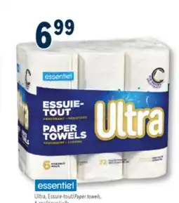 Familiprix Essentiel Ultra, Paper towels, 6rolls offer