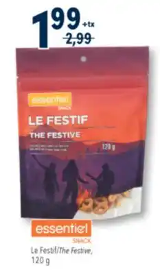 Familiprix ESSENTIEL SNACK The Festive, 120 g offer