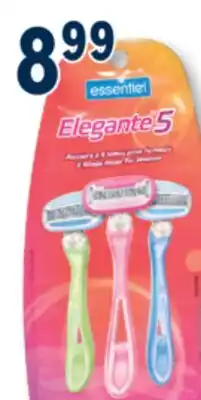 Familiprix ESSENTIEL, Selected disposable razors offer