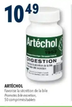 Familiprix ARTÉCHOL Promotes bile excretion, 50 tablets offer