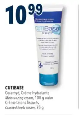 Familiprix CUTIBase, Moisturizing cream, 100 g or Cracked heels cream, 75 g offer