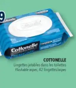 Familiprix COTTONELLE, Flushable wipes, 42 wipes offer