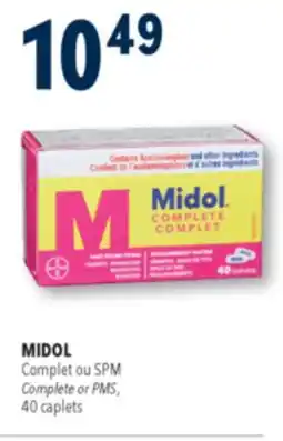 Familiprix MIDOL, Complete or PMS, 40 caplets offer