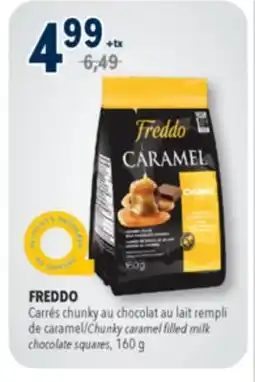 Familiprix FREDDO Chunky caramel filled milk chocolate squares offer