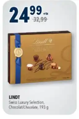 Familiprix LINDT, Swiss Luxury Selection, Chocolate, 193 g offer