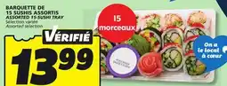 IGA ASSORTED 15-SUSHI TRAY offer
