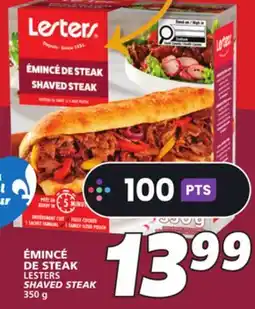 IGA LESTERS SHAVED STEAK offer