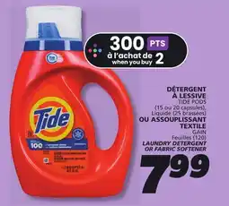 IGA TIDE PODS LAUNDRY DETERGENT offer