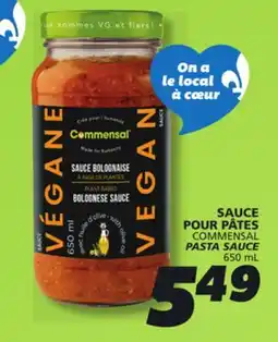 IGA COMMENSAL PASTA SAUCE offer
