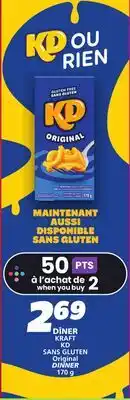 IGA KRAFT KD DINNER offer