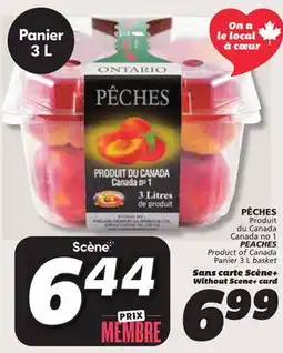 IGA PEACHES offer