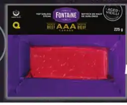 IGA FAMILLE FONTAINE AAA AGED TOP SIRLOIN offer