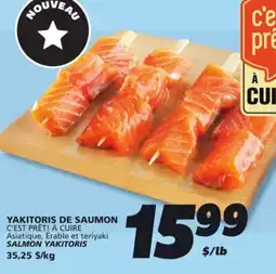 IGA C'EST PRÊT! À CUIRE SALMON YAKITORIS offer