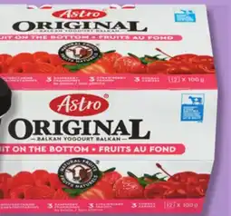 IGA ASTRO ORIGINAL YOGURT offer