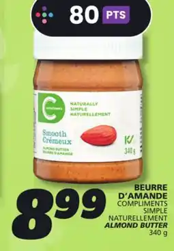 IGA COMPLIMENTS ALMOND BUTTER offer