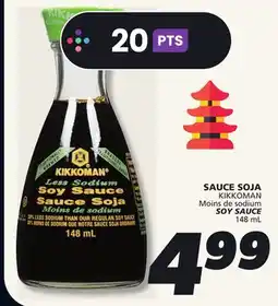 IGA KIKKOMAN SOY SAUCE offer