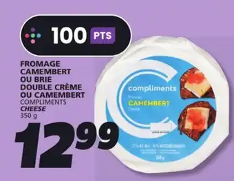IGA COMPLIMENTS CHEESE offer