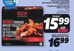 IGA BÂTON ROUGE FROZEN BREADED CHICKEN BREAST FILLETS offer