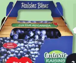 IGA BLUE GRAPES offer