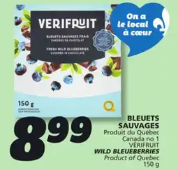 IGA VÉRIFRUIT WILD BLEUEBERRIES offer