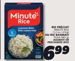 IGA MINUTE RICE BASMATI OR PRECOOKED RICE offer