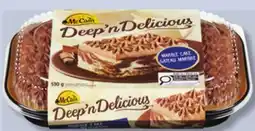 IGA McCAIN DEEP'N DELICIOUS FROZEN CAKE offer