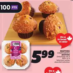 IGA COMPLIMENTS MUFFINS offer