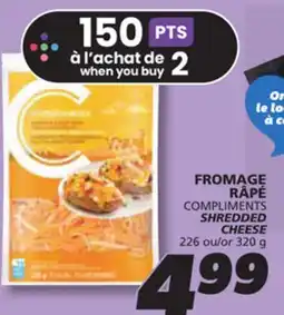 IGA SHREDDED CHEESE offer