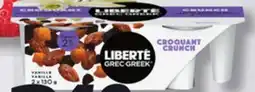 IGA LIBERTÉ GREEK YOGURT offer