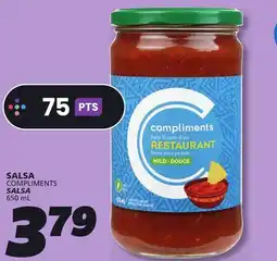 IGA COMPLIMENTS SALSA offer