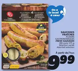 IGA FRESH SAUSAGES offer