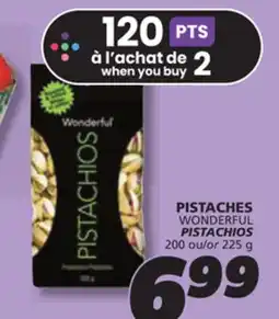 IGA WONDERFUL PISTACHIOS offer