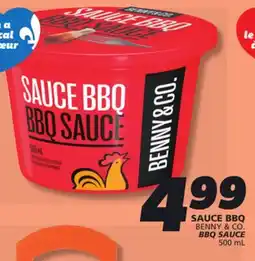 IGA BENNY & CO. BBQ SAUCE offer