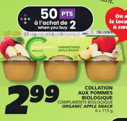 IGA COMPLIMENTS BIOLOGIQUE ORGANIC APPLE SNACK offer